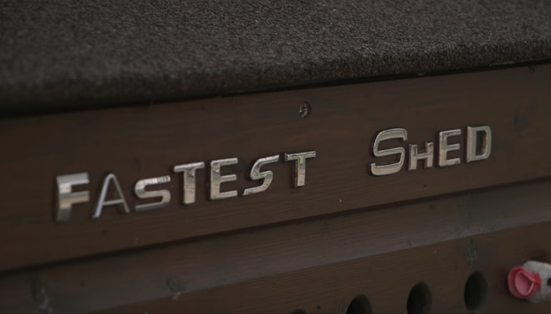 Illustration for article titled Land Speed Record for a Shed on Wheels Has Been Shattered by the Same Shed on Wheels